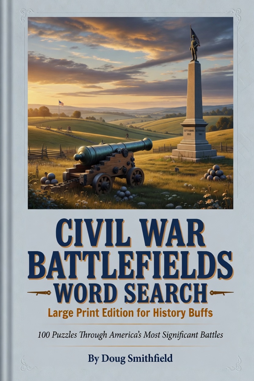 Civil War Battlefields Word Search cover